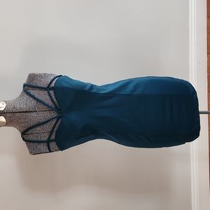 Turquoise mini dress
